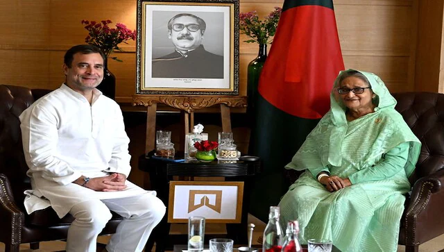 राहुल गांधी ने की दिल्ली में बांग्लादेश की पीएम शेख हसीना से मुलाकात