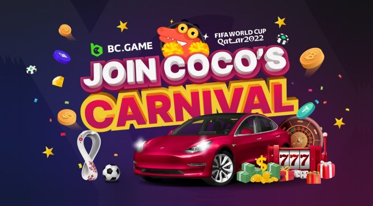 BC.GAME’s Coco’s Carnival में अभी शामिल हों और $2,100,000 या TESLA तक जीतें